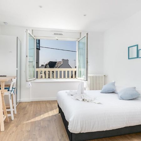 La Recouvrance : Chambre Spacieuse Avec Sdb Privative, Cuisine Et Salon Partages, Terrasse, Proche Facs Et Centre Брест Екстер'єр фото